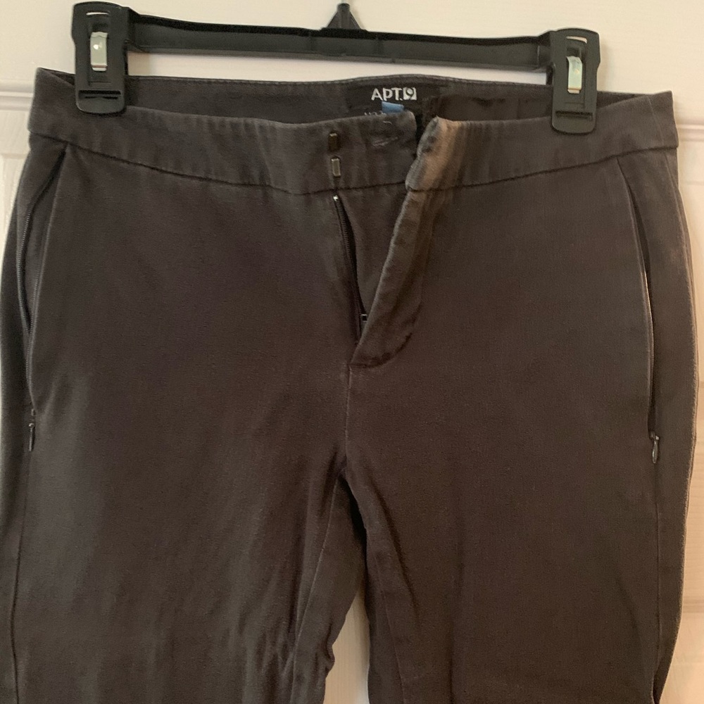 Skinny faded gray pants